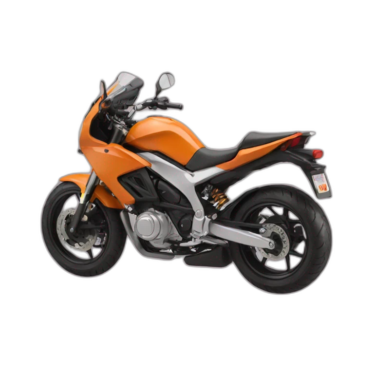 Moto en y emoji