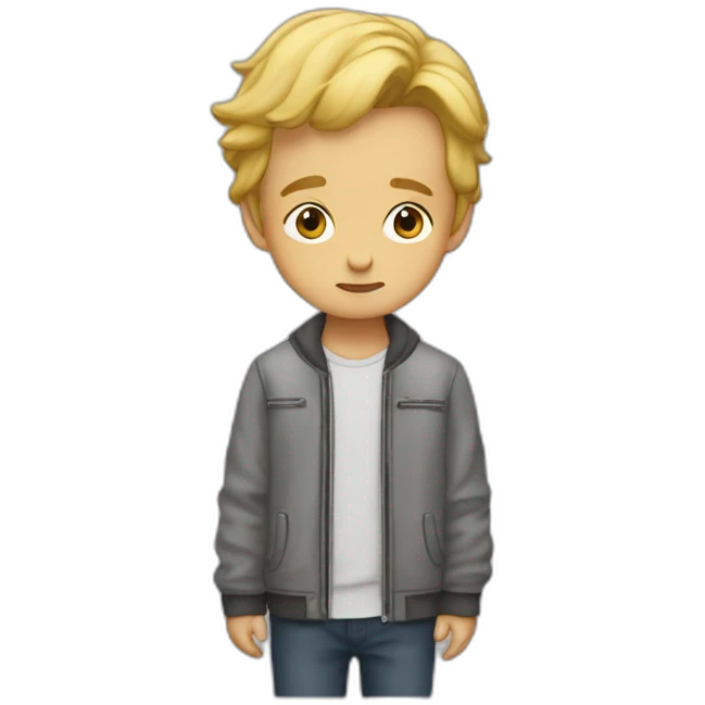 ￼Little Tommy Sad emoji