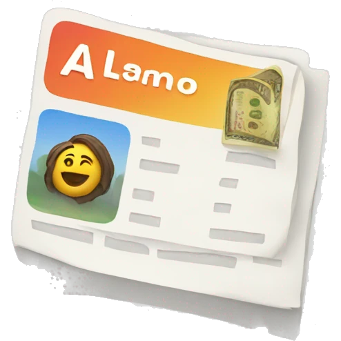 Loan application emoji