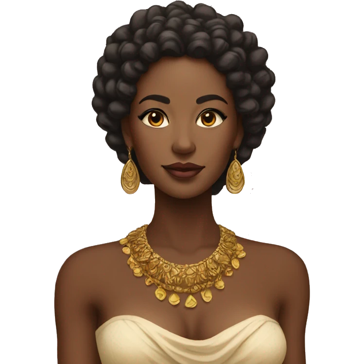 Goddess African American  emoji