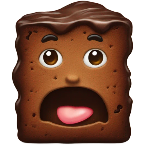 Brownie emoji
