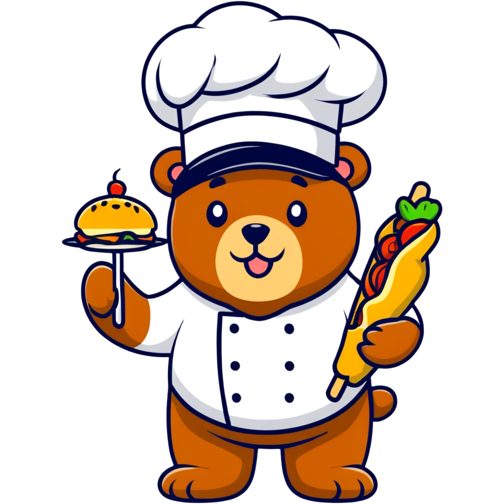 Bär der Döner isst  emoji
