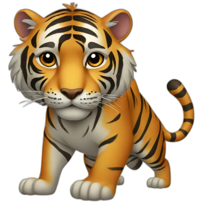 Tiger liberation emoji