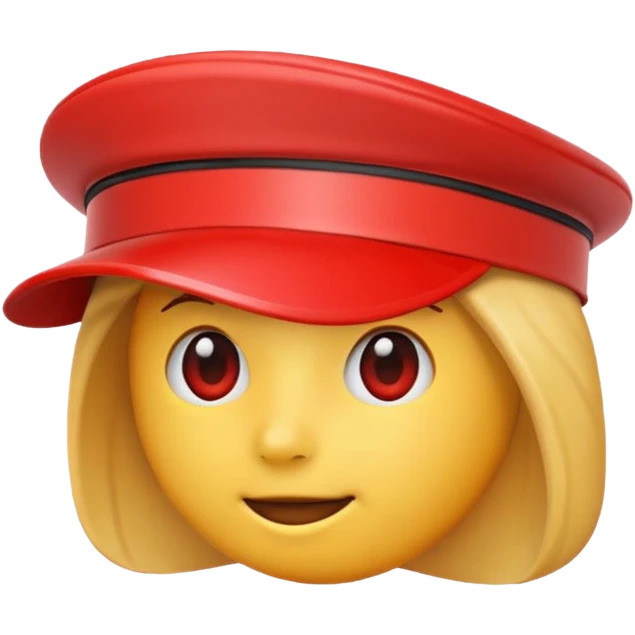 creame un emoji de amog us el rojo con vusor emoji