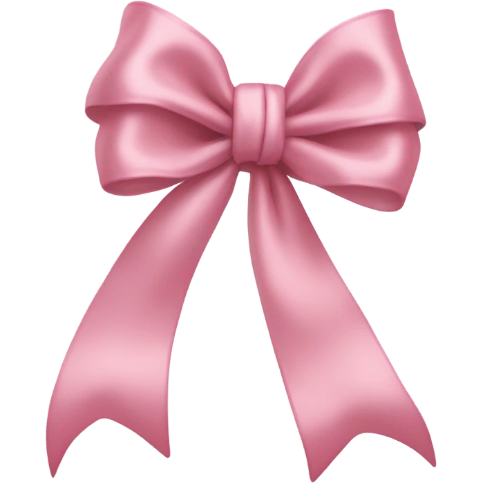 Light pink bow emoji