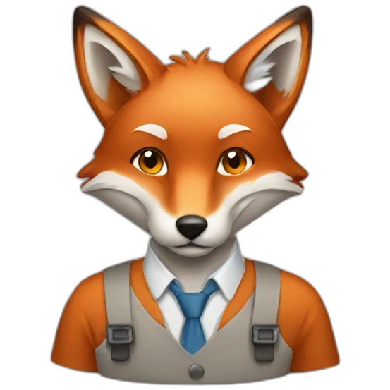 working Fox emoji