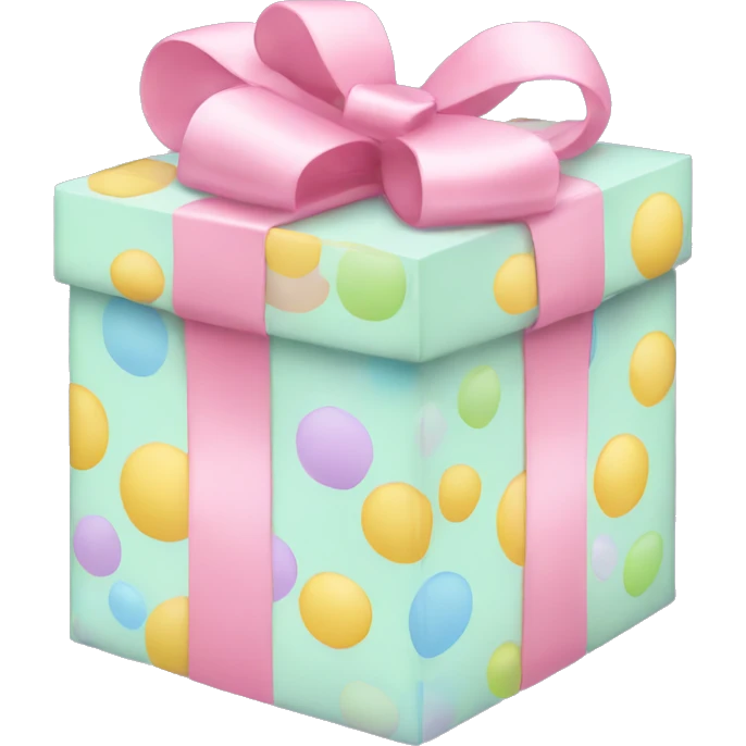 pastel gift box emoji