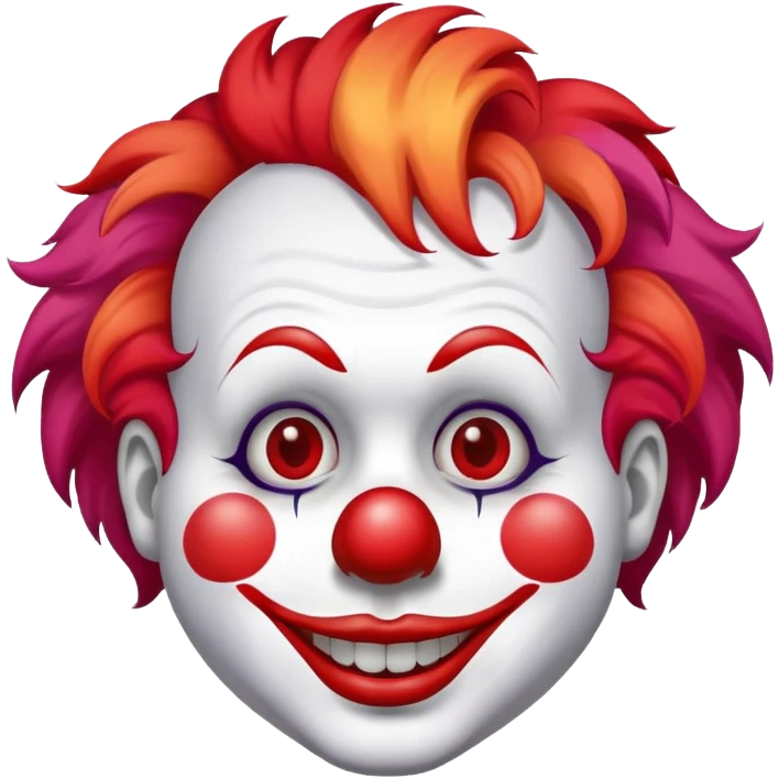 Clown from x emoji