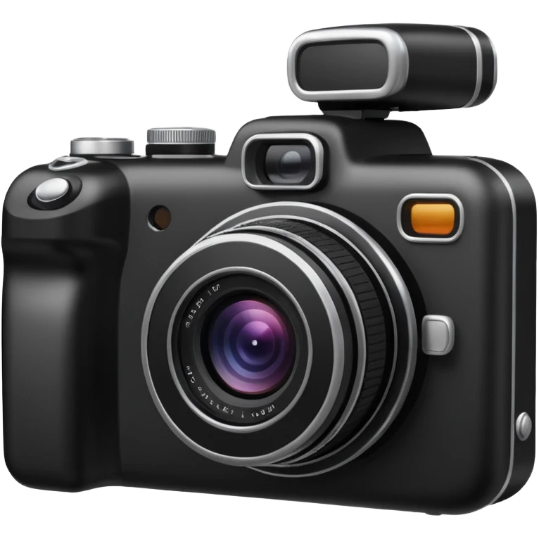 a modern camera is taking emoji