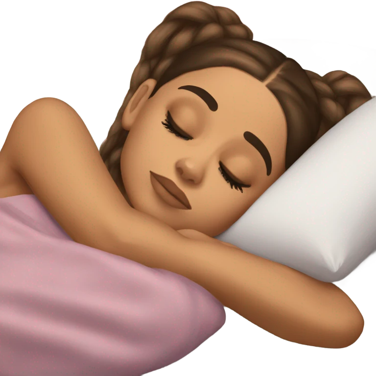 Ariana Grande sleeping emoji