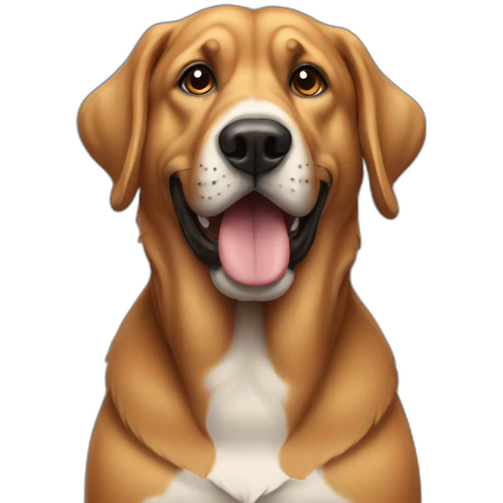 big dog emoji