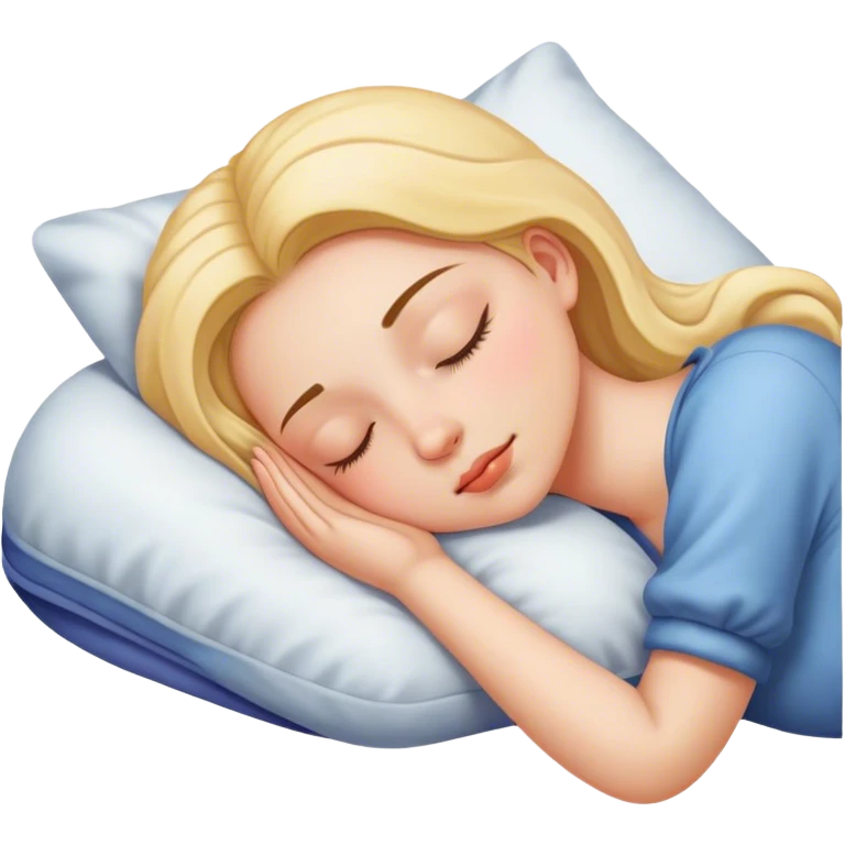Niña durmiendo  emoji