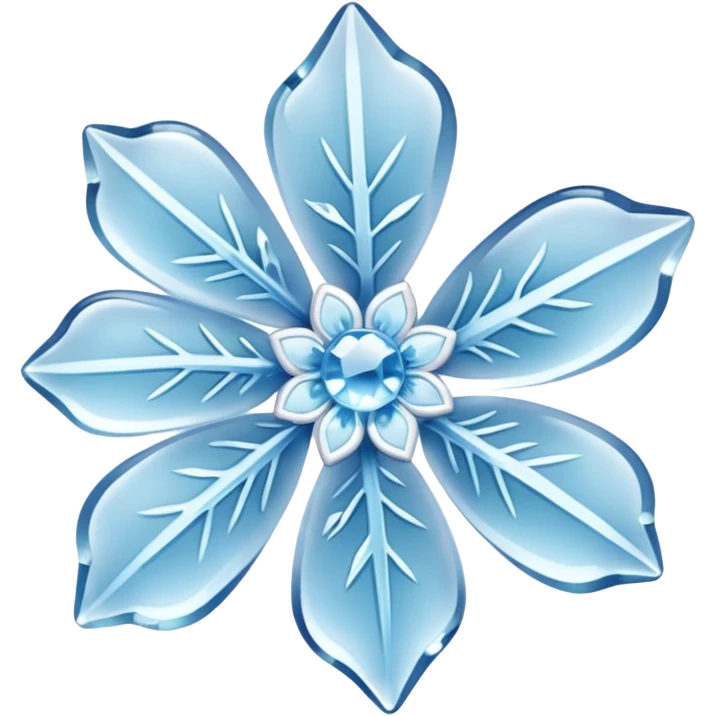 Ice Flowers emoji
