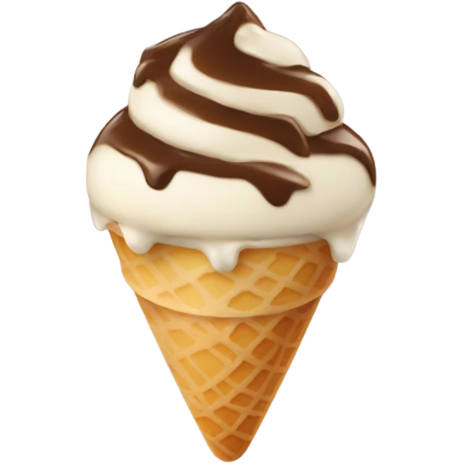 Tiramisu Ice cream emoji