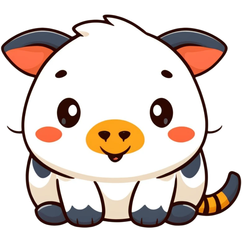 cute animal getting booped on nose emoji