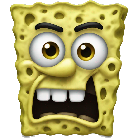 Scary SpongeBob  emoji