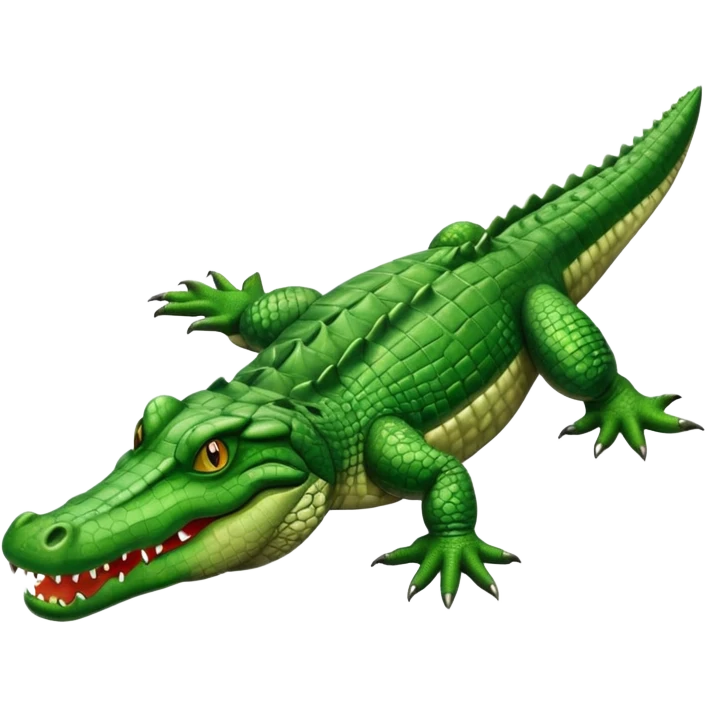 crocodile whole body emoji