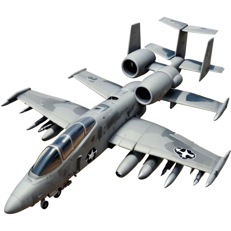 Warthog Jet (A-10 Thunderbolt II) - Fairchild Republic (Model Year: 2022) (Iconic colour: Desert camo) emoji