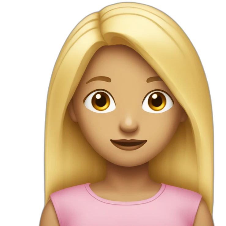 Fille bonde embrasse garcon emoji