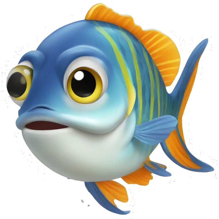 Cute fish emoji