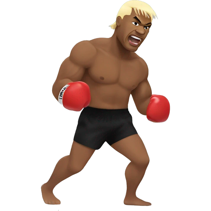 Mike Tyson knocking out Jake Paul emoji