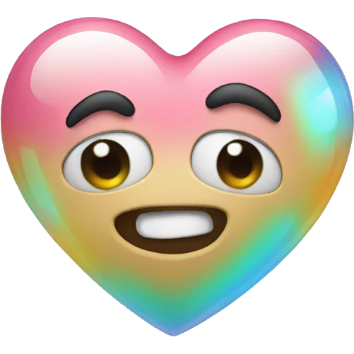 Heart in bubble emoji