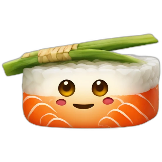 happy sushi emoji