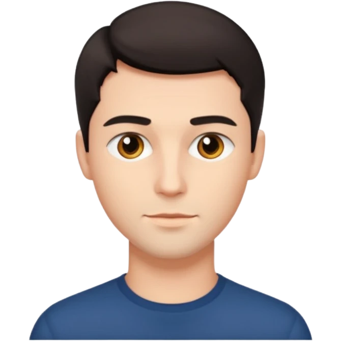 Man very style face emoji