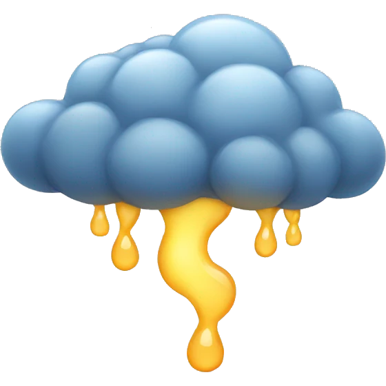 rain cloud emoji