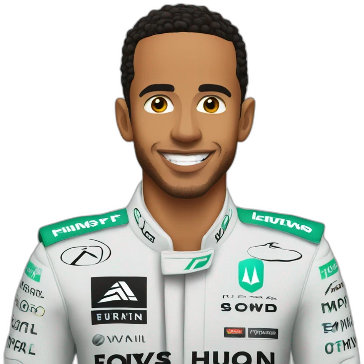 Lewis-hamilton-with-an-F1-car emoji