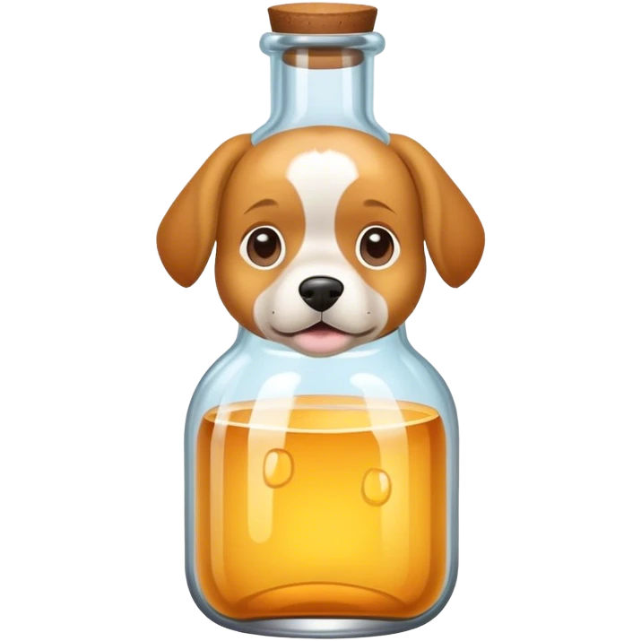 dog in bottle emoji