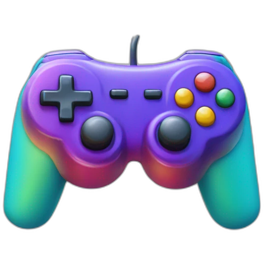 colorful game controller emoji