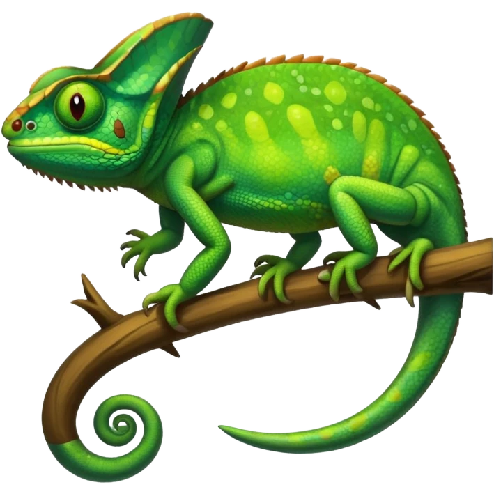Caméléon emoji