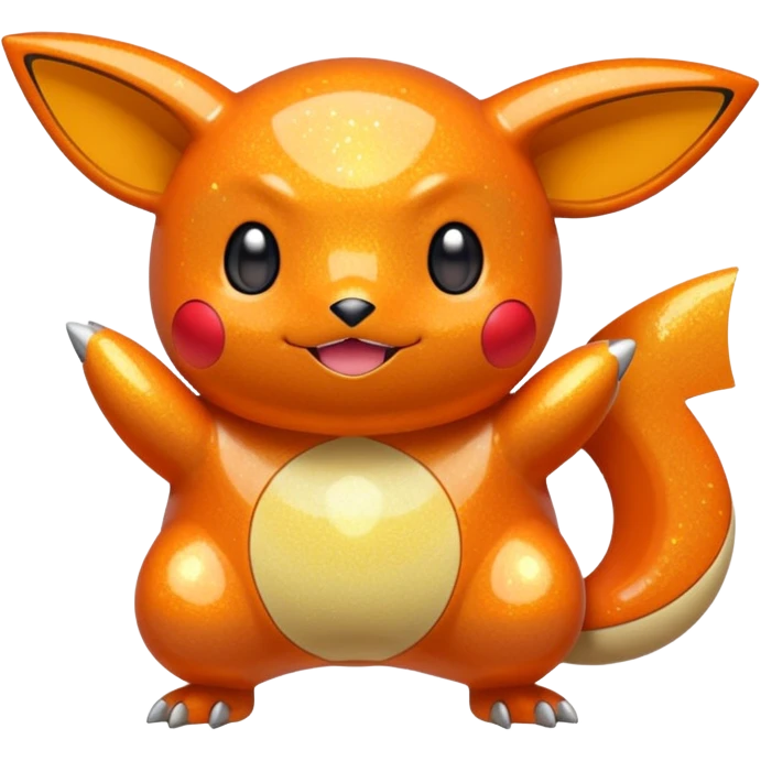glitter pokemo orange emoji