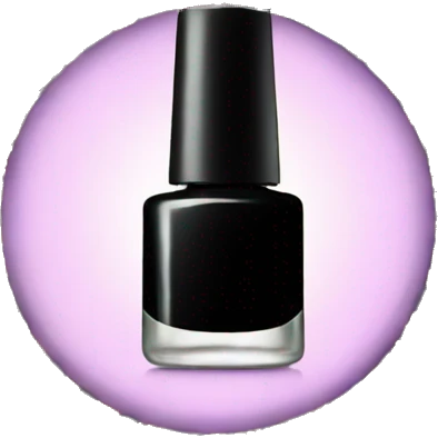Black nail polish emoji