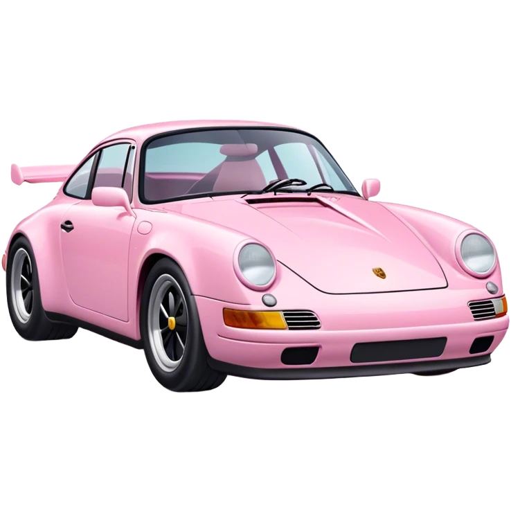 Pink pastel Porsche  emoji
