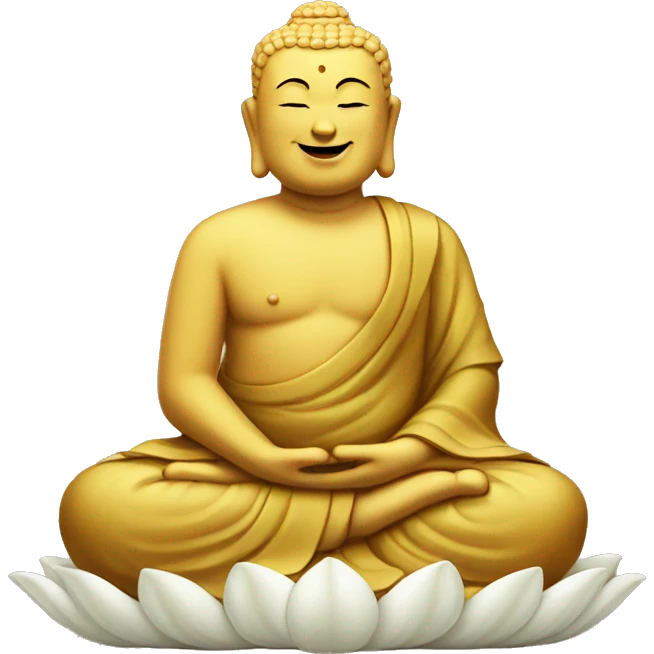 Happy peacefull buddha  emoji