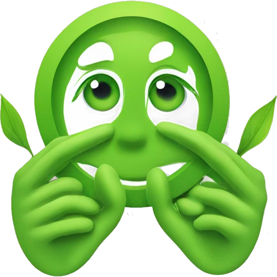 Eco friendly watermark  emoji
