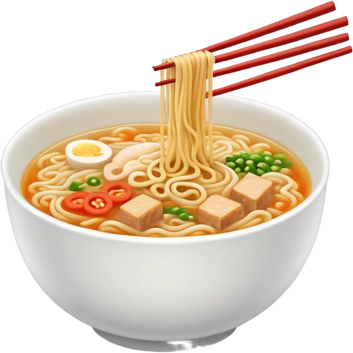 bowl of noodles emoji