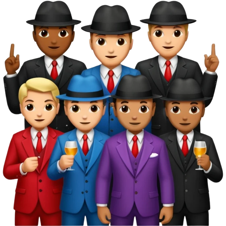 مافیا رنگارنگ  emoji