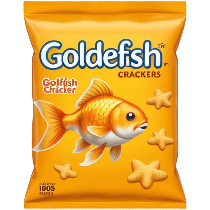 Package of the snack goldfish. emoji