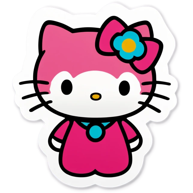 Hello kitty emoji