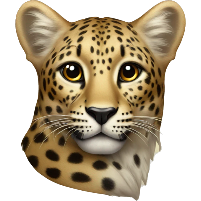 Leopard with angel wings  emoji
