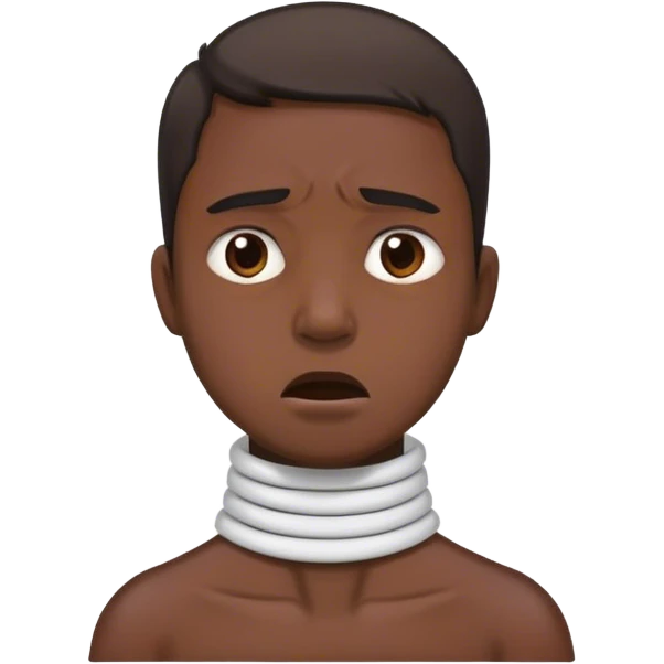 upset strangling neck  emoji