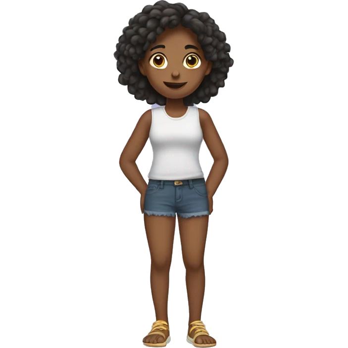 girl with big feet emoji