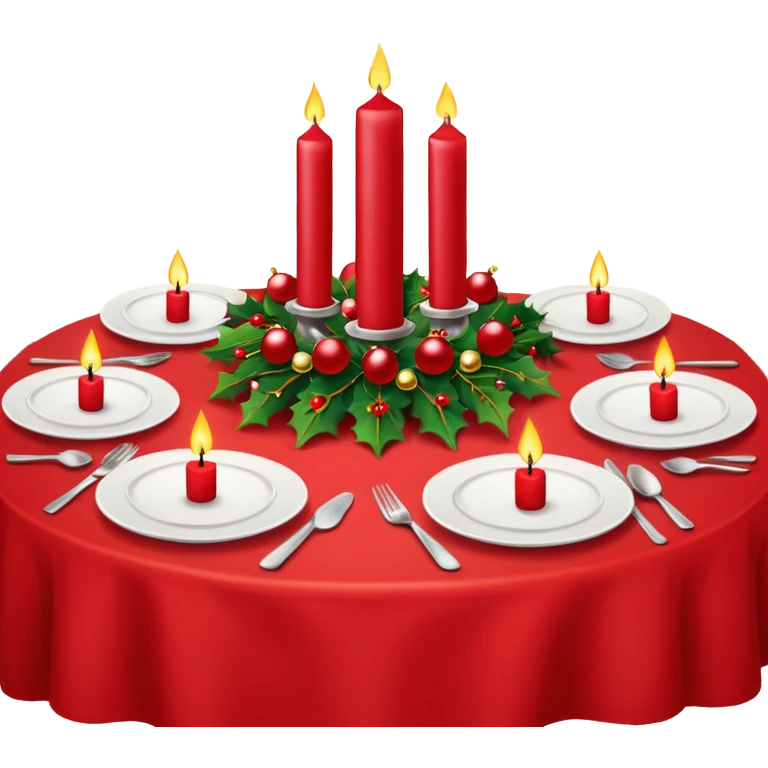 christmas table emoji