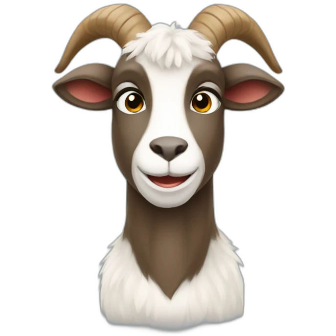 Ronaldo as a goat emoji
