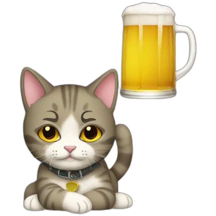 beer cats club emoji
