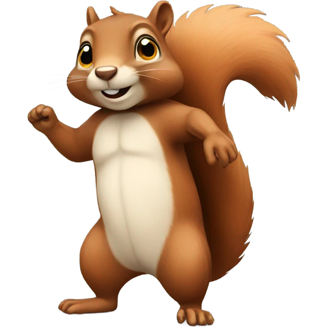 Squirrel with broken arm  emoji