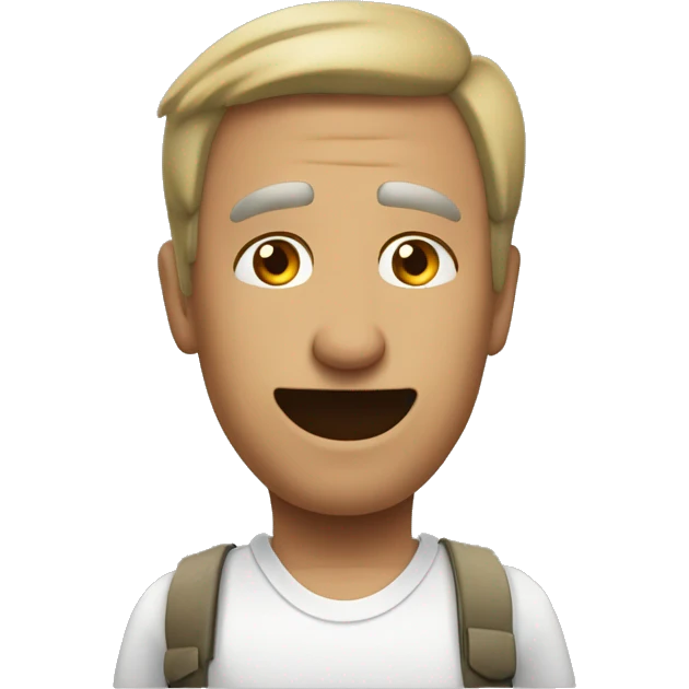 Un cóndor con una expresión tranquila y sabia. emoji